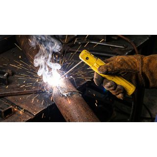  BISON เครื่องเชื่อม INVERTER MIG/MMA 120แอมป์ (LCD) รุ่น MIG/MMA-120A5K   5 กก. ไม่ใช้แก๊ส  