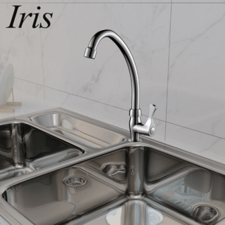 Iris ก๊อกอ่างล้างจานแบบติดเคาน์เตอร์ตัว C รุ่น มิวนิค 704-9
