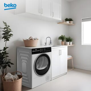 BEKO เครื่องอบผ้าระบบควบแน่นไอน้ำ 10 กก. B3T4410W สีขาว