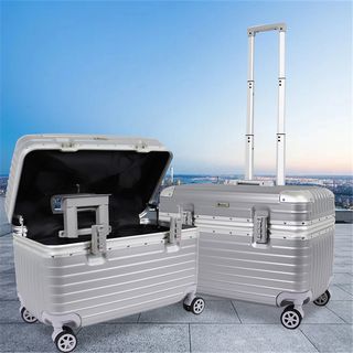 WETZLARS กระเป๋าเดินทาง ขนาด 20 นิ้ว รุ่น Nicolas-02 ขนาด 29x39x53.50 ซม. สีเงินนิบัส