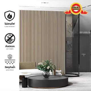 GREAT WOOD ไม้ฝ้าระแนง WPC GP-IN26 16.8*2.4*290 ซม. 2Tone Warm Brown