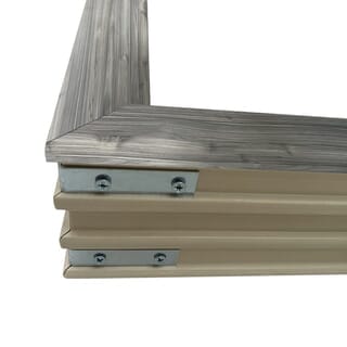 WELLINGTAN วงกบประตูWPC รุ่นHMD210 ขนาด 80x200ซม. สีวอลนัลเทา