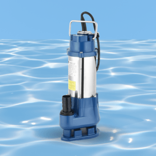 MIZUMA ปั้มจุ่มน้ำเสีย ไม่มีลูกลอย รุ่นV180 ขนาด180วัตต์ สีน้ำเงินดำ