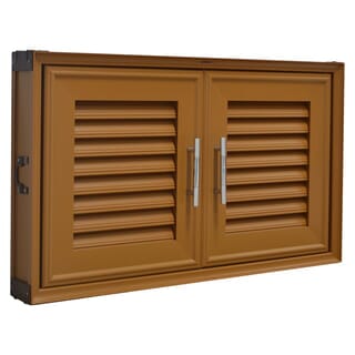 WT บานซิ้งค์ใต้เตาแก๊ส GB สีสัก