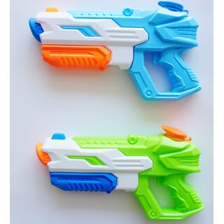 TOYS ของเล่นปืนฉีดน้ำแบบชัก รุ่น1029 ขนาด32x17.5x4ซม.คละสี