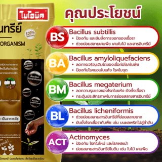 BIONIC ดินจุลินทรีย์ ขนาด 2 กิโลกรัม