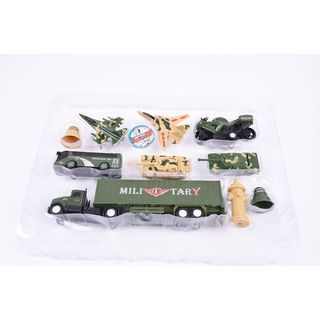 TOYS ชุดของเล่นพาหนะเซตทหาร บรรจุ7คัน สีเขียว#878-5A(45x6x32ซม.)
