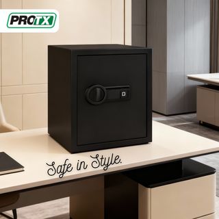 PROTX ตู้เซฟสแกนลายนิ้วมือ รุ่น 50FIE ขนาด 50x30x31ซม. สีดำ