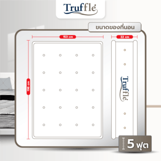 TRUFFLE ที่นอนสปริง2.6 รุ่นAura 5ฟุต หนา9
