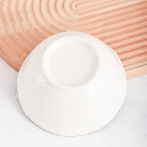 ADAMAS ถ้วยเซรามิค 5 นิ้ว RALPH สีขาวลายฟ้า