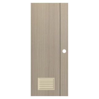  WELLINGTAN ประตู uPVC Profile เซาะร่องเส้นดำ เกล็ดล่าง WM 2-GL 70x200 ซม. Tan Maple (เจาะ)