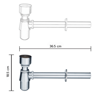 Verno ชุดฟลัชวาล์วโถปัสสาวะแบบกด ครบชุด รุ่น C12 ขนาด 45x25x7 ซม. สีโครม