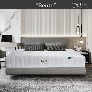 TRUFFLE ที่นอนสปริงเสริมยางพารา รุ่นBente 6ฟุต หนา9 รับประกัน 5ปี