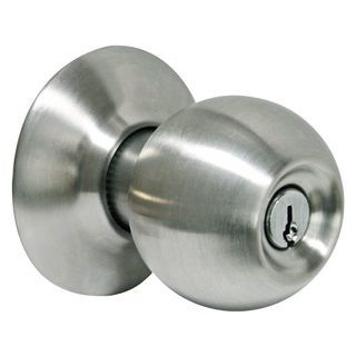 YALE ลูกบิดห้องทั่วไป หัวกลม จานเล็กสเตนเลส รุ่น EKN-VCA5147US32D สีสเตนเลส