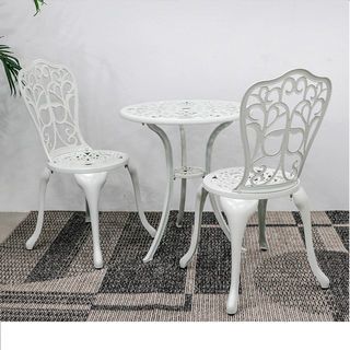 TREE O ชุดโต๊ะสนาม 2ที่นั่ง XG1020 สีขาว 