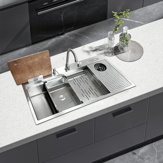 KOCH KITCHEN อ่างล้างจาน 1 หลุมไม่มีที่พัก SUS304 TARNIX-100