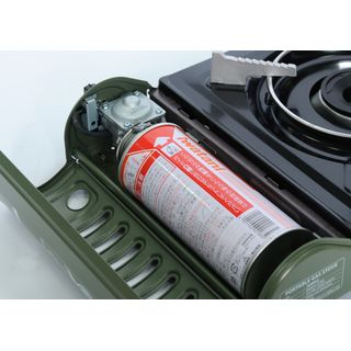 FIGTHER เตาพกพา JUNGLE สีเขียว-ดำ