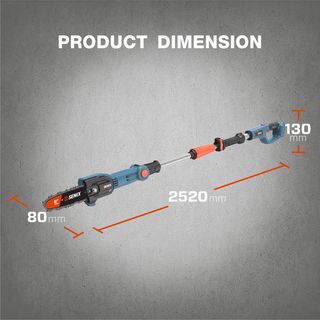 SENIX เลื่อยตัดกิ่งไม้สูงไร้สาย ขนาด 8 นิ้ว 20V(Max) ปรับสูง 1.85 - 2.5 เมตร (พร้อมแบตเตอรี่ 4.0Ah 1 ก้อน) รุ่น CSPX2-M-EU สีน้ำเงิน - ดำ