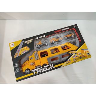 TOYS ชุดของเล่นรถบรรทุกขนรถ 7ชิ้น#LH519 (41x7.5x21.5ซม.)