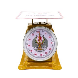 เครื่องชั่ง ตราตุ๊กตาคู่ 60กก.(จานแบน)