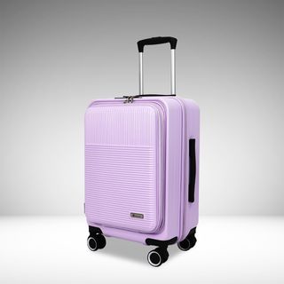 WETZLARS กระเป๋าเดินทาง ขนาด 20 นิ้ว พร้อมช่องใส่ของด้านหน้า รุ่น Spring-04 ขนาด 21x33x50 ซม. สีม่วงมาเจนตา 