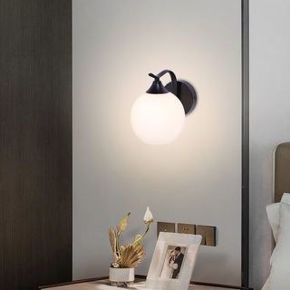 EILON โคมไฟติดผนังโมเดิร์น E27 5W  รุ่น GC Y1046 สีดำ