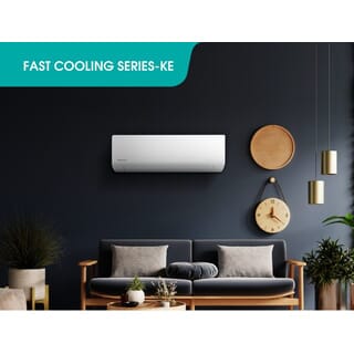 Hisense เครื่องปรับอากาศติดผนัง Inverter ขนาด 9500 BTU รุ่น AS10TRKE2T  สีขาว