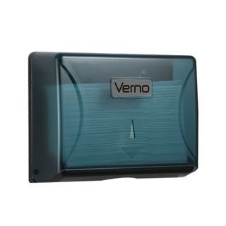 Verno กล่องกระดาษเช็ดมือ แบบแผ่น  รุ่น 612A ขนาด 20.5x26x9.7 ซม. สีฟ้า