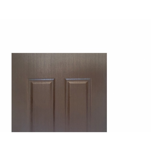 WELLINGTAN ประตูภายใน UPVC บานทึบ 4 ฟักปีกนก รุ่น UPVC-W004 ขนาด 80x200 ซม. สี Black wenge