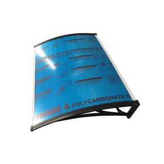 WELLINGTAN ชุดกันสาดโพลีคาร์บอเนต NWT21-1 ขนาด 60x100 ซม. 6มม. สีน้ำเงิน