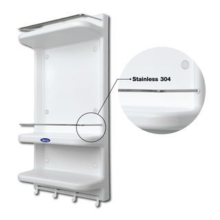 Verno ชั้นวางแชมพู พร้อมที่แขวนเอนกประสงค์