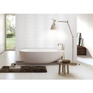 Marbella กระเบื้องเซรามิคปูผนัง 10x16 นิ้ว รุ่น บริค-ไวท์ SRE2509 (N) Gloss (15P)