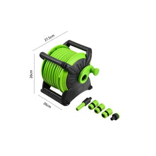 Tree O Plus ชุดโรลสายยาง ขนาด1/2ยาว20 เมตร รุ่นGLB-8216-0 สีเขียวดำ