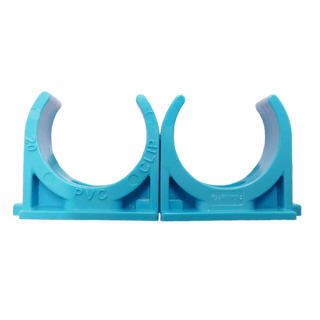 NUMBER ONE คลิปก้ามปู 1/2(18) ชั้น 8.5 (แพ็ค 20) สีฟ้า