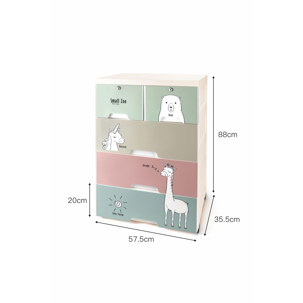 GOME ตู้ลิ้นชัก 4 ชั้น รุ่น Mezzo 3YDP-005 ขนาด 35.5x57.5x88 ซม.