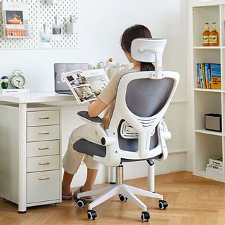 SMITH เก้าอี้สำนักงาน Hope ขนาด 62x62x117-129cm สีเทา