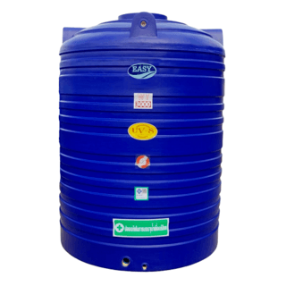 EASY ถังเก็บน้ำบนดินสีเรียบ ขนาด 3000L รุ่น WT-3000 สีน้ำเงิน