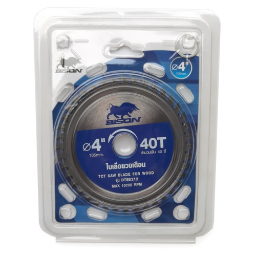 BISON ใบเลื่อยวงเดือน DTSB212 4x40Tx1.3x1.8x20-16mm