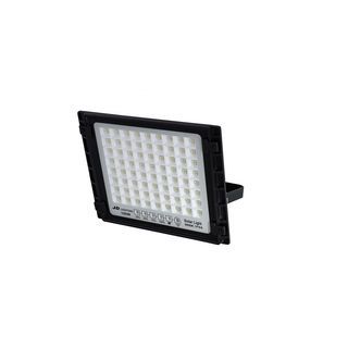 JD โคมไฟสปอร์ตไลท์โซลาร์เซลล์ 100W พร้อมรีโมท รุ่นJDTGD-88100W+รีโมท IP65 แสงวอร์มไวท์