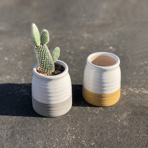 Tree’O กระถางเซรามิก รุ่น 4ZR-005 สีเหลือง