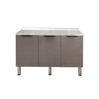 CLOSE ตู้ท็อปหน้าบานไฮกลอสปิดผิว ขนาด 120×50×85 ซม. T-120 CALISTA สีไม้ธรรมชาติ (1/2)