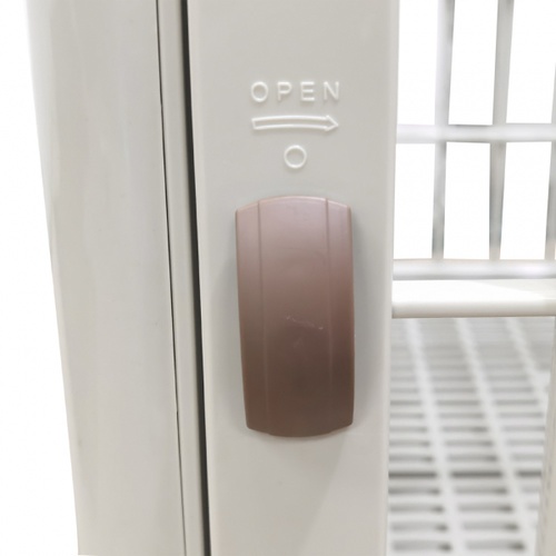 DUDUPETS กรงสัตว์เลี้ยงพลาสติก รุ่น KETAK-S ขนาด 65.7x50.8x56 ซม. สีเบจ