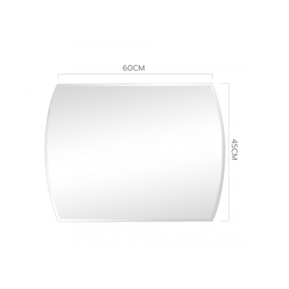 Nice กระจกเงาไม่มีกรอบ ทรงเหลี่ยม รุ่น JLLS010 ขนาด 45x60ซม. สีใส