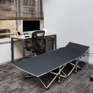 SUMMER SET เตียงพับ รุ่น TARU  68X190X49CM สีเทา 