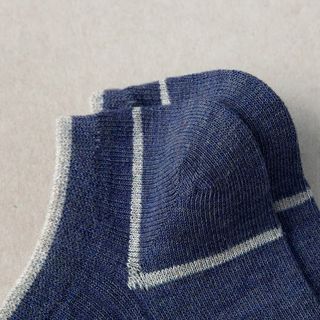 KOJI ถุงเท้าข้อสั้นสายเส้น รุ่นSC12 ขนาด5x20x0.4ซม.คละสี