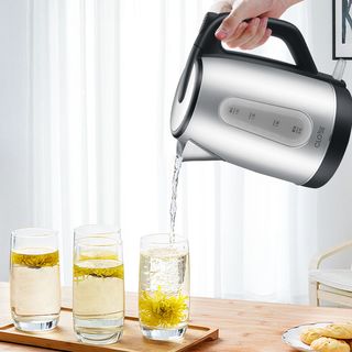 CLOSE กาต้มน้ำไฟฟ้า 1.8 ลิตร รุ่น JGS161 สีเงิน