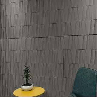 GREATWOOD บอร์ด PU หินเทียมลาย Future Stone ขนาด 60x120CM สี Ash Black