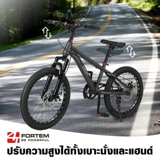 FORTEM จักรยานเด็กเสือภูเขา รุ่น Luna-02 ขนาด 20 นิ้ว  สีเทา
