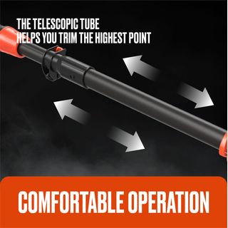 SENIX เครื่องตัดพุ่มไม้สูงไร้สาย ขนาด 21 นิ้ว 20V(Max) ปรับสูง 1.8 - 2.5 เมตร (พร้อมแบตเตอรี่ 2.0Ah 1 ก้อน) รุ่น HTPX2-M-EU สีน้ำเงิน - ดำ