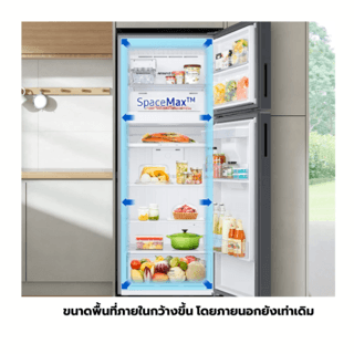 SAMSUNG ตู้เย็น 2 ประตู ขนาด 16.4 คิว รุ่น RT47CG6644S9ST สีเทา